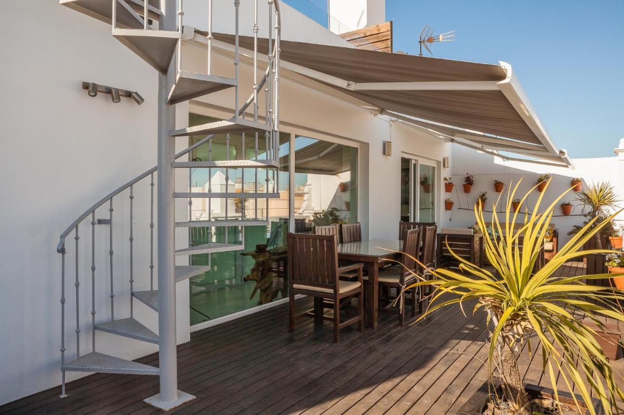 ***** Attic With Impressive Views And Jacuzzi Daire Cadiz Dış mekan fotoğraf