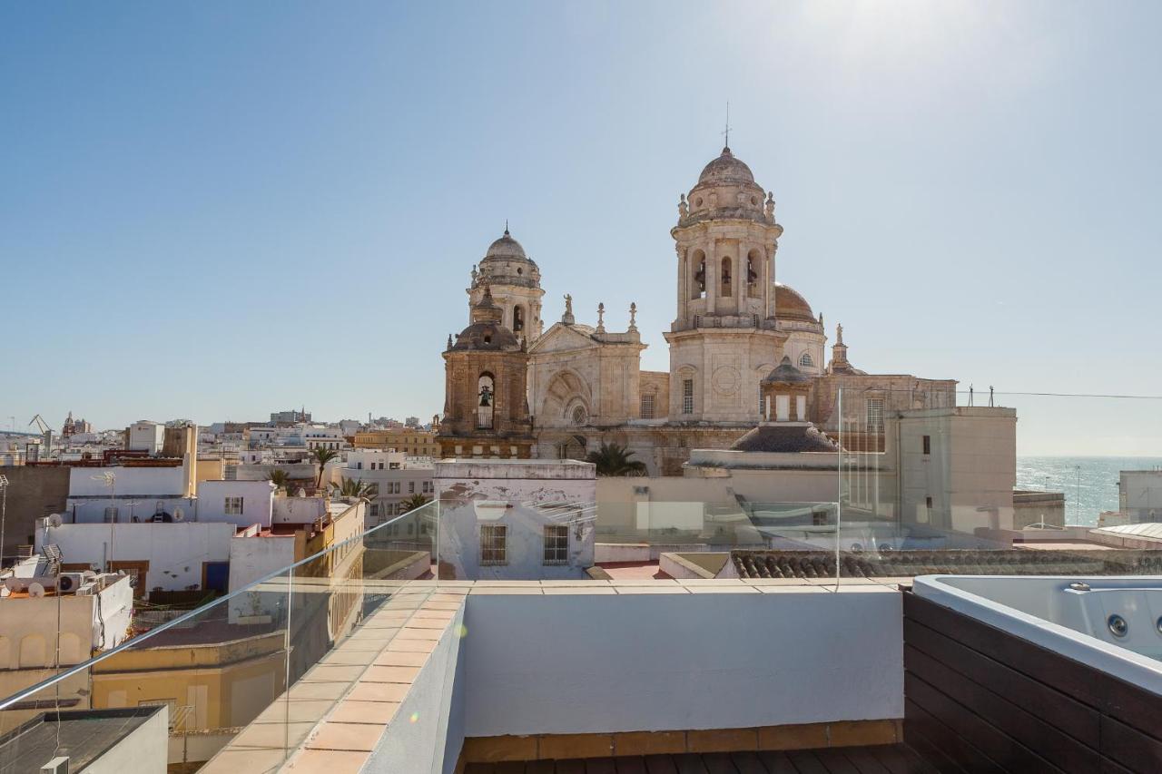***** Attic With Impressive Views And Jacuzzi Daire Cadiz Dış mekan fotoğraf